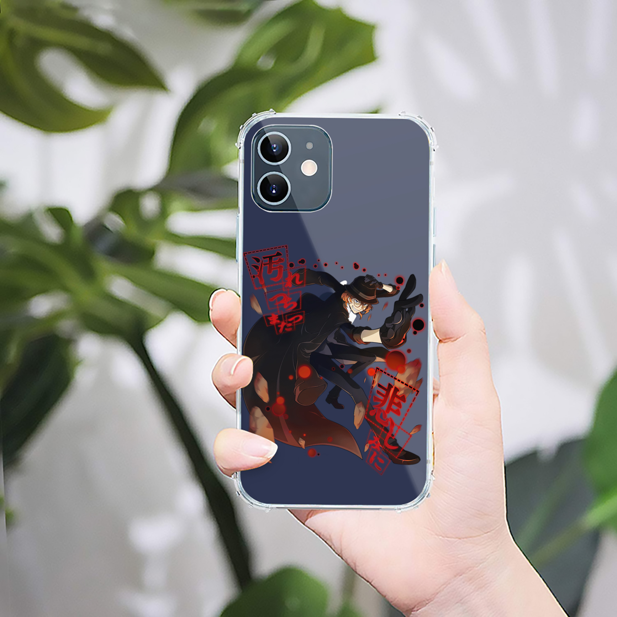 （画像用） 文豪ストレイドッグス Bungo Stray Dogs 【iPhone 12シリーズ対応】透明スマホケース（クリアソフトケース）